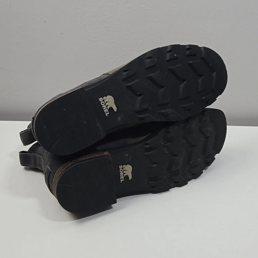Sorel Emelie Zip Bootsie Waterproof Gray Boots